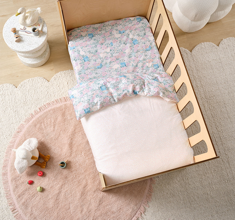 Lottie Cot Quilt Cover Multi