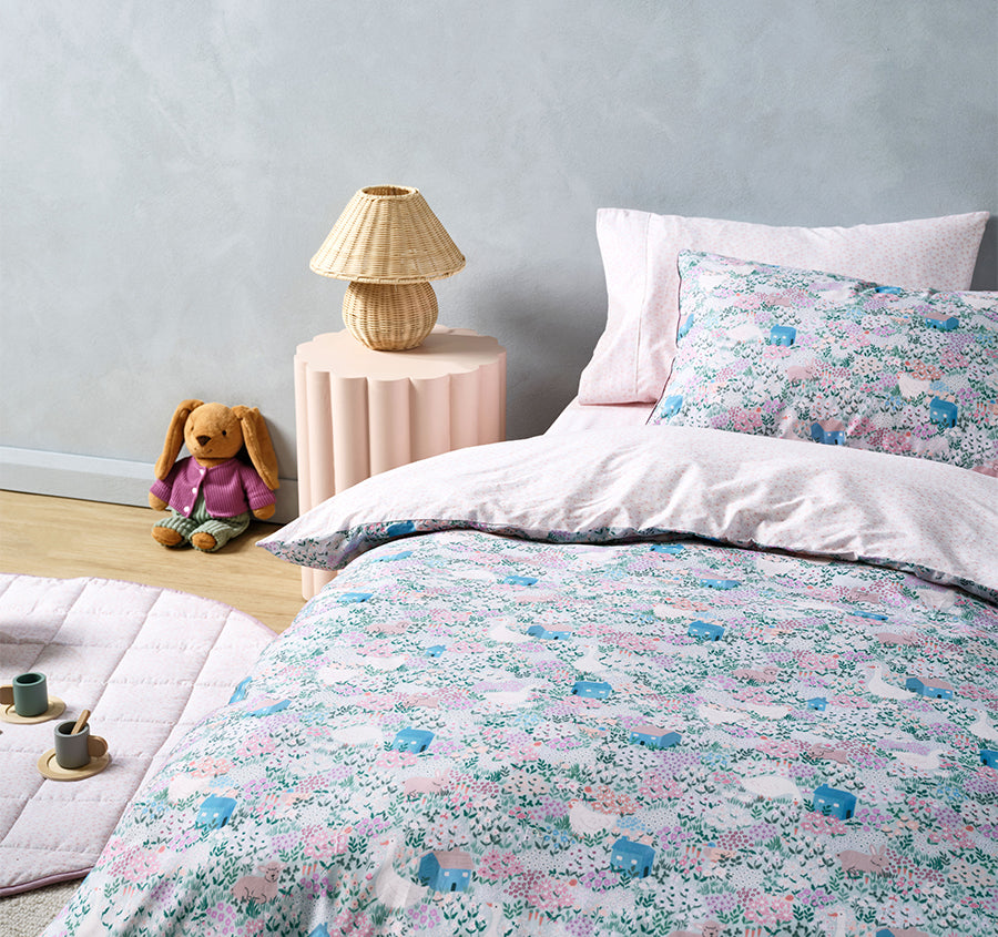 Lottie Quilt Cover Set Range Multi