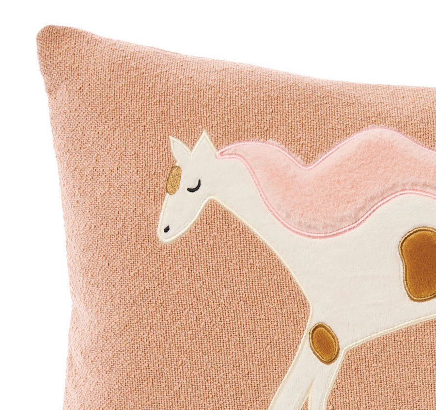 Magic Gallops 35x55cm Filled Cushion Latte