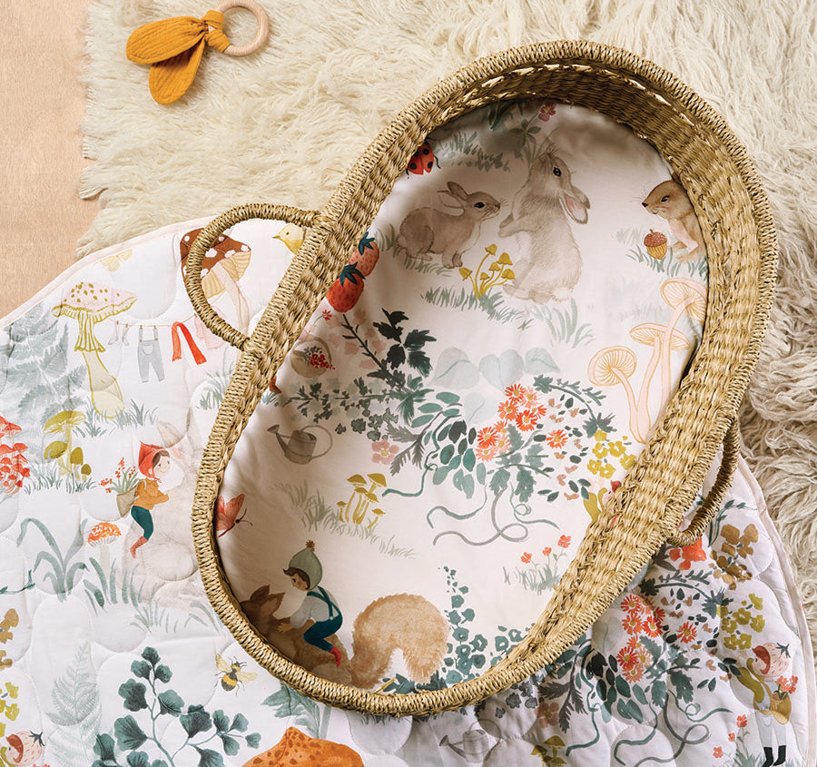 Magic Garden 2 Piece Bassinet Fitted Sheets Multi