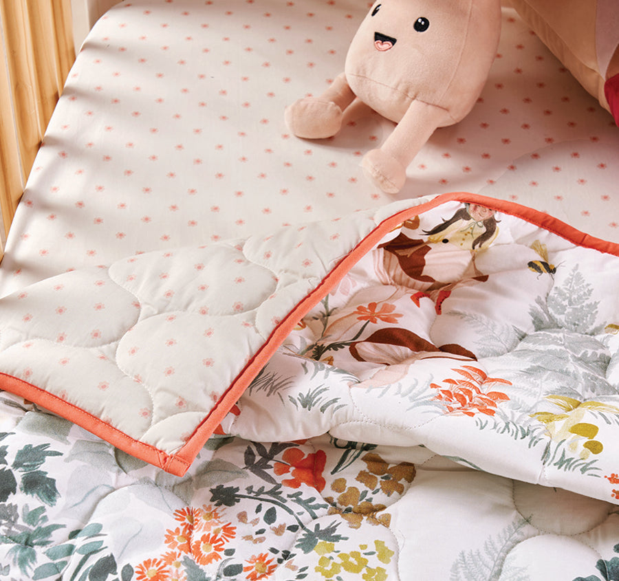 Magic Garden Cot Coverlet Multi