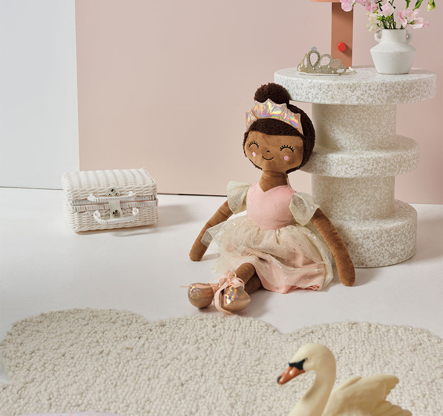 Novelty Filled Cushion Belinda Ballerina Blush