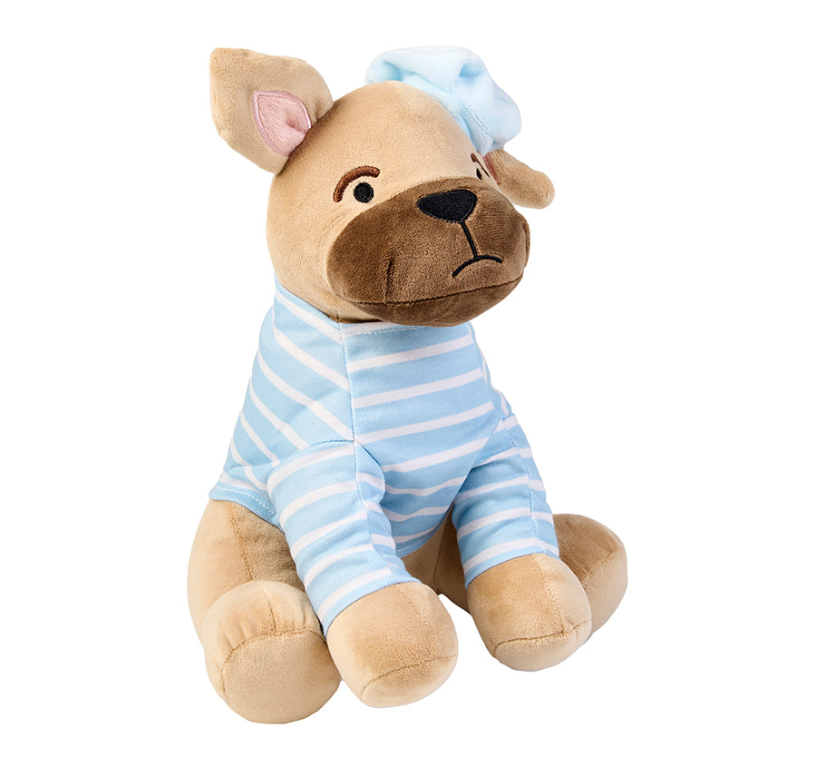 Novelty Filled Cushion Felix The Frenchie Blue