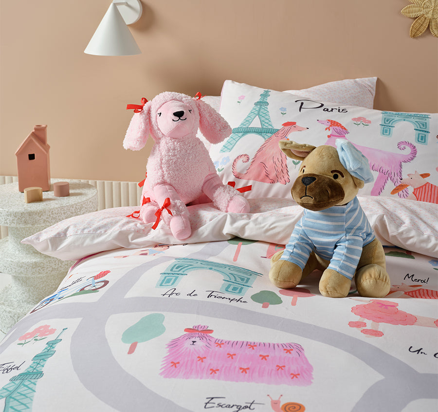 Novelty Filled Cushion Felix The Frenchie Blue