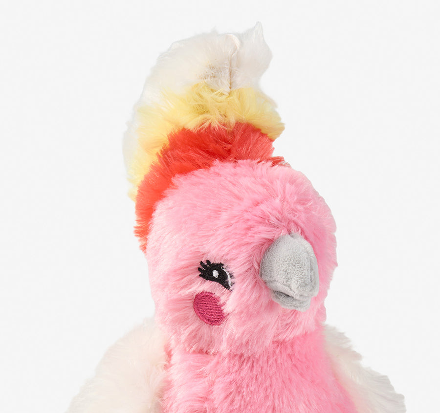 Novelty Filled Cushion Greta Galah Pink