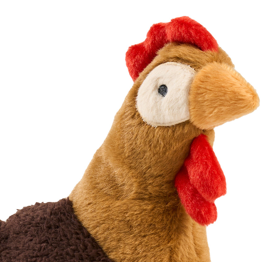 Novelty Filled Cushion Hettie Hen Brown