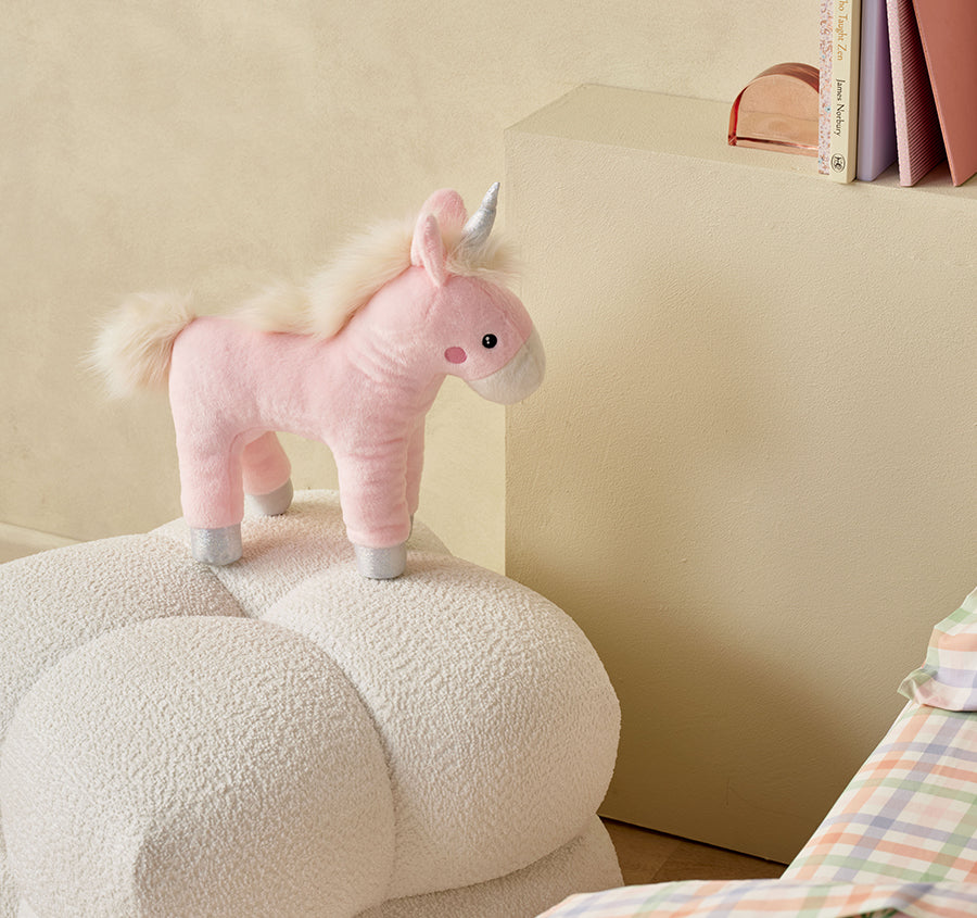 Novelty Filled Cushion Magical Unicorn Pink
