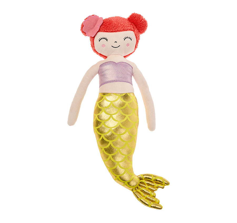 Novelty Filled Cushion Marielle Mermaid Gold