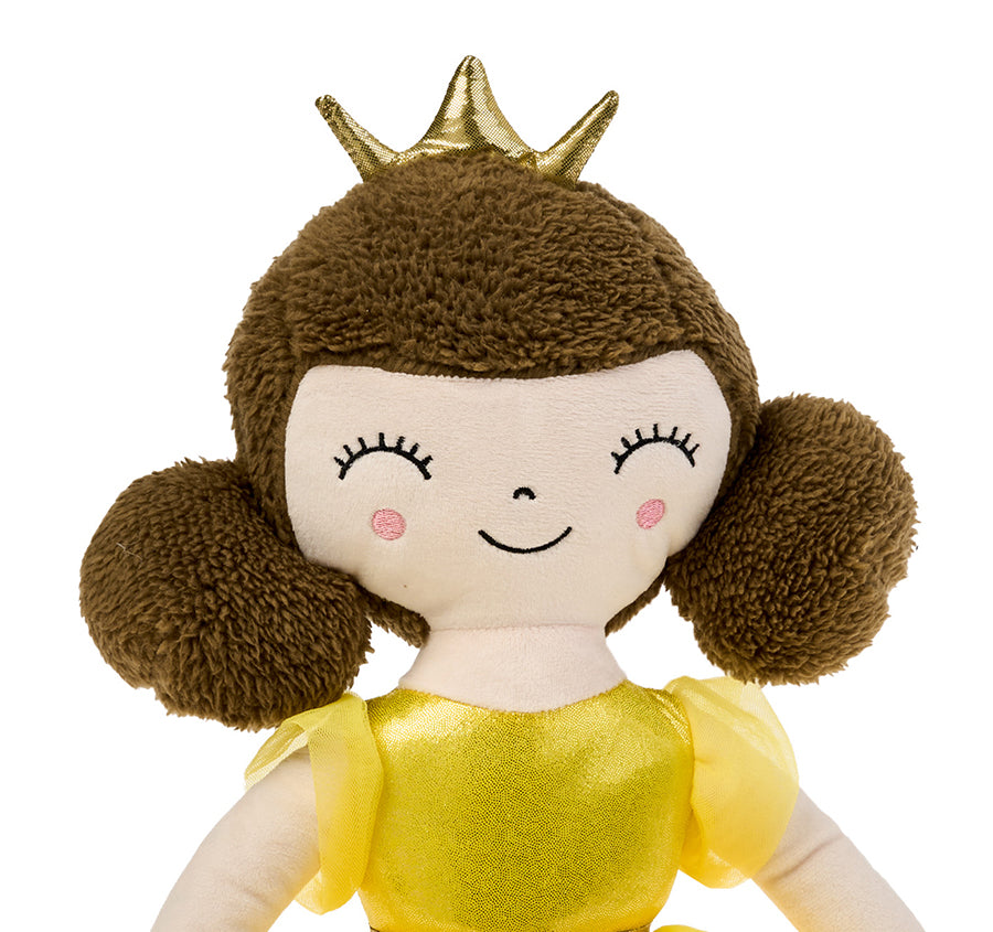 Novelty Filled Cushion Princess Penelope Yellow