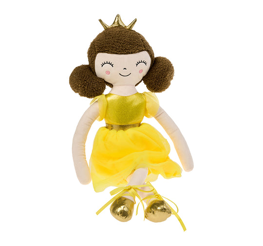 Novelty Filled Cushion Princess Penelope Yellow