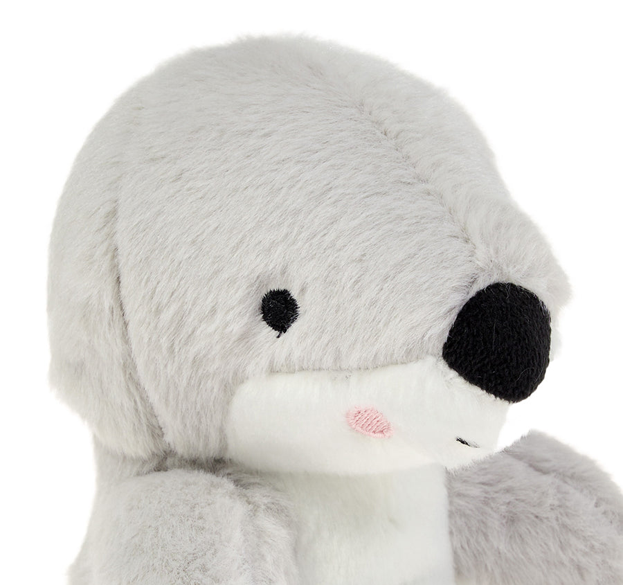 Novelty Filled Cushion Scotty Seal Grey