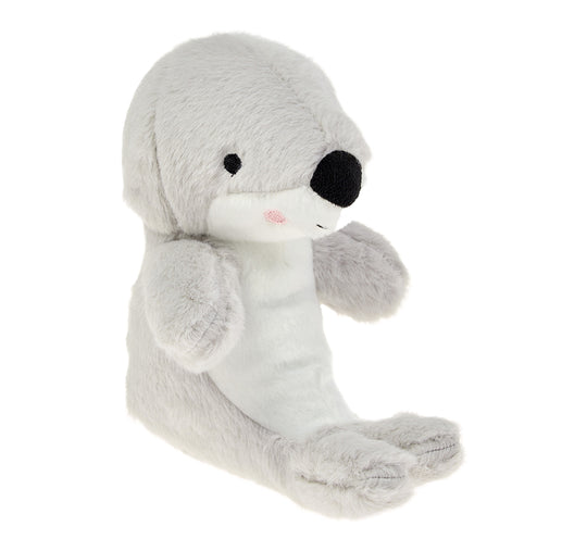 Novelty Filled Cushion Scotty Seal Grey