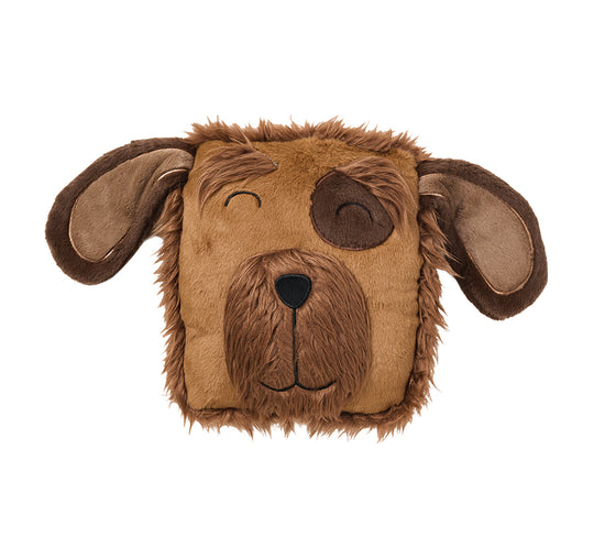 Novelty Filled Cushion Scruffy Freddy Brown