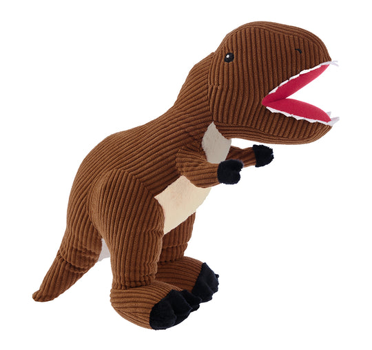 Novelty Filled Cushion Tex T-Rex Brown