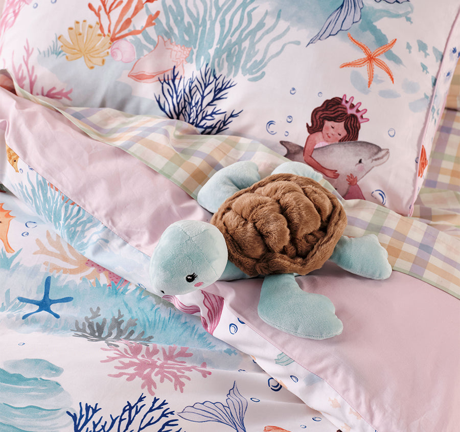 Novelty Filled Cushion Tori Turtle Green
