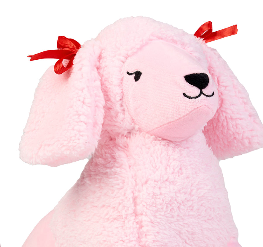 Novelty Filled Cushion Paris Poodle Pink