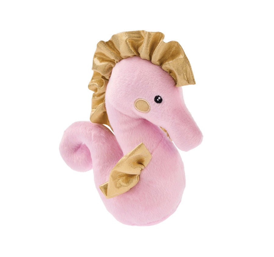 Novelty Filled Cushion Stacey Seahorse Pink