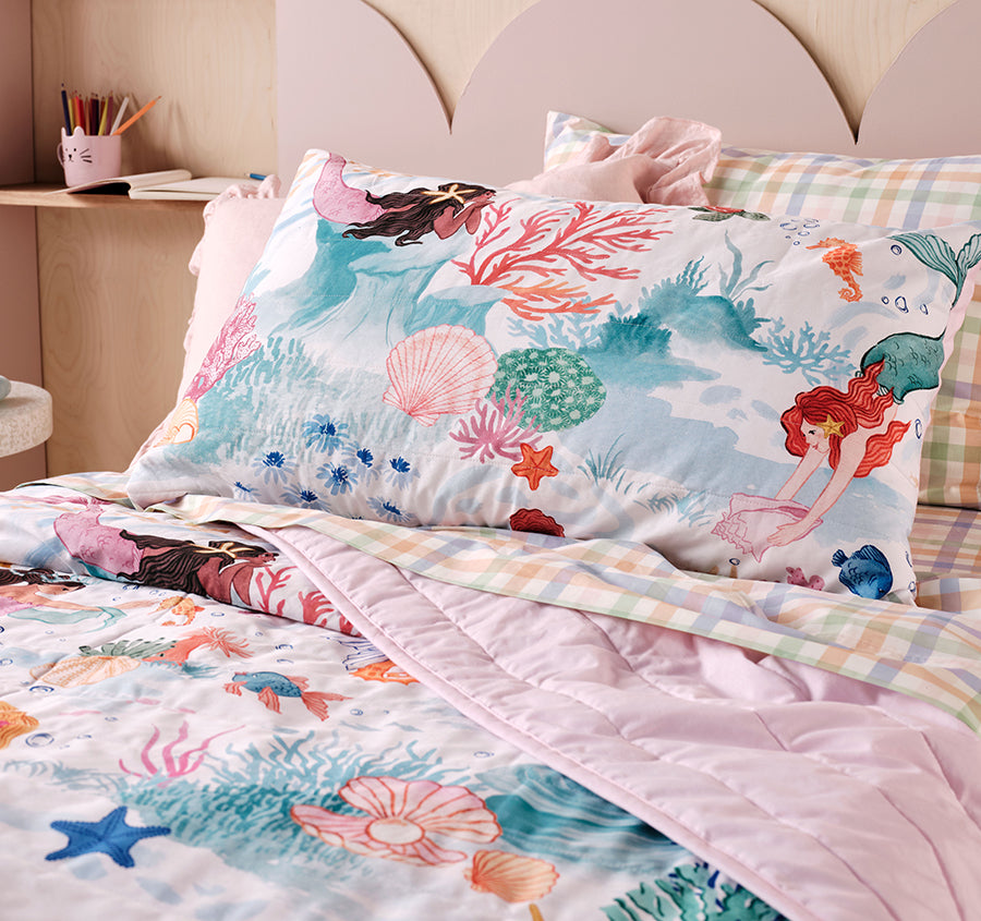 Ocean Magic Coverlet Set Blue