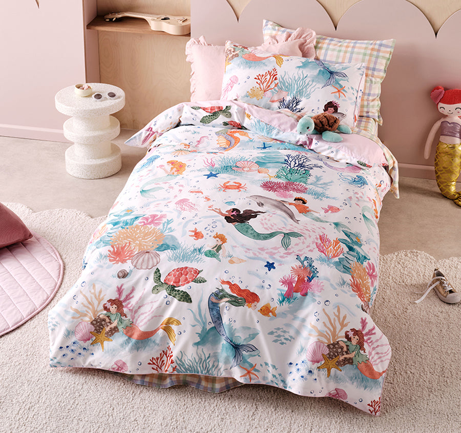 Ocean Magic Quilt Cover Set Range Blue