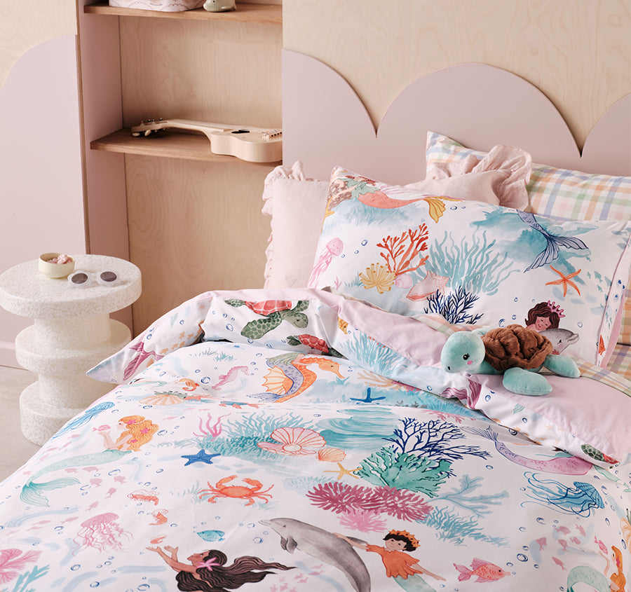 Ocean Magic Quilt Cover Set Range Blue