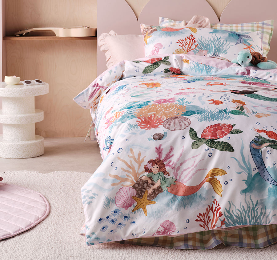 Ocean Magic Quilt Cover Set Range Blue