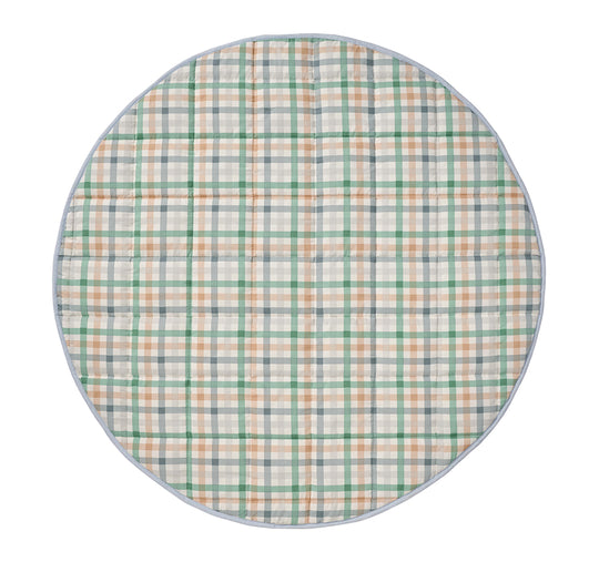 Playground 120cm Round Playmat Green