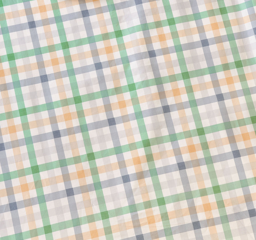 Playground 2 Piece Cot Fitted Sheets Green