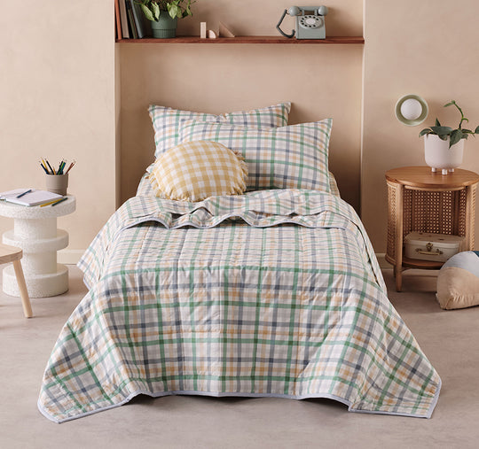 Playground Coverlet Set Green