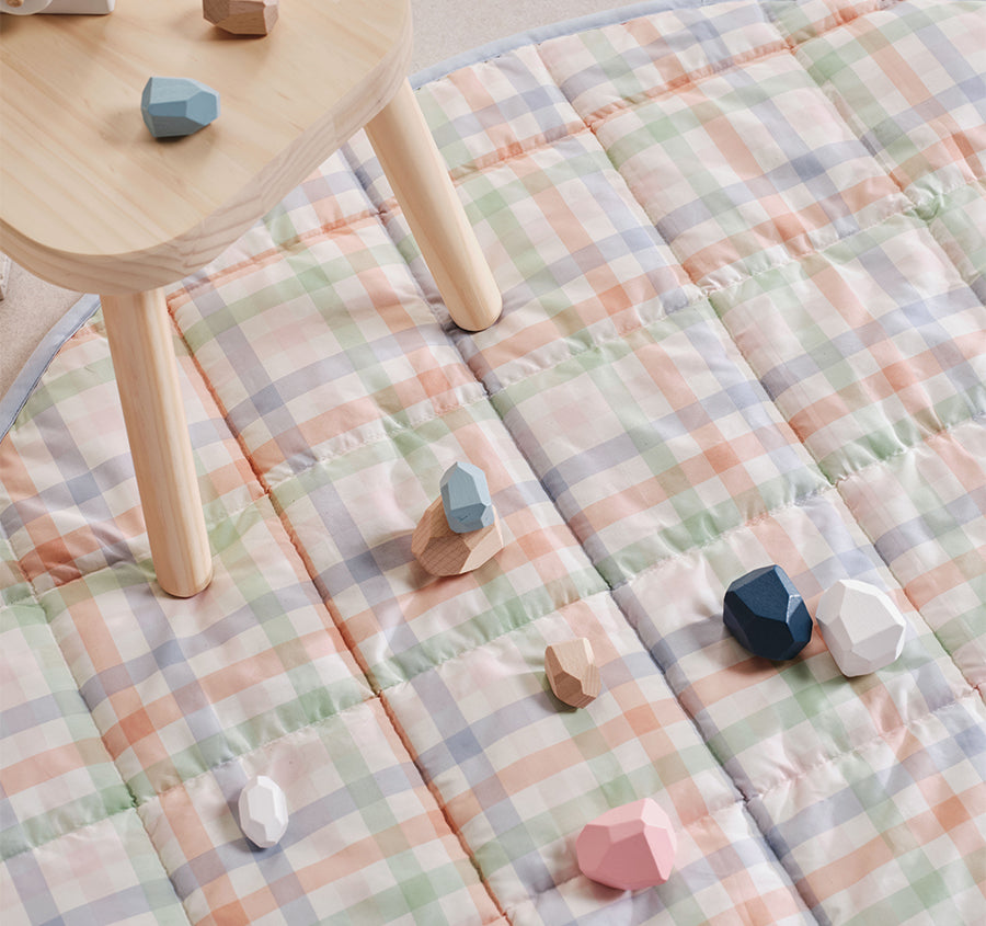 Playground 120cm Round Playmat Orange