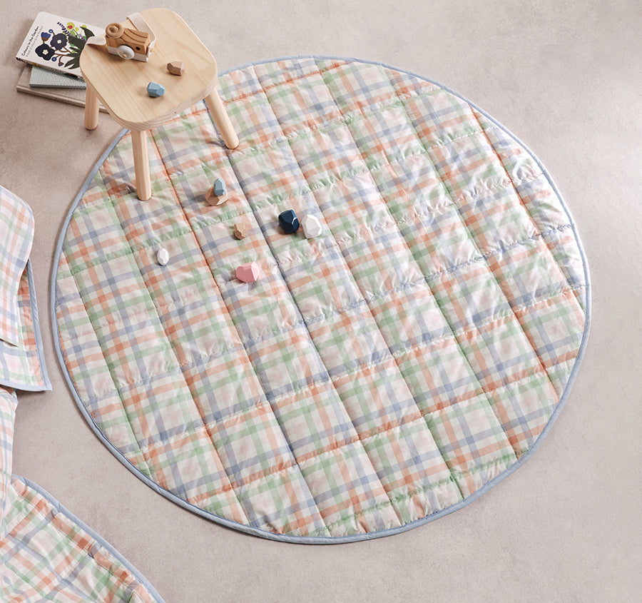 Playground 120cm Round Playmat Orange