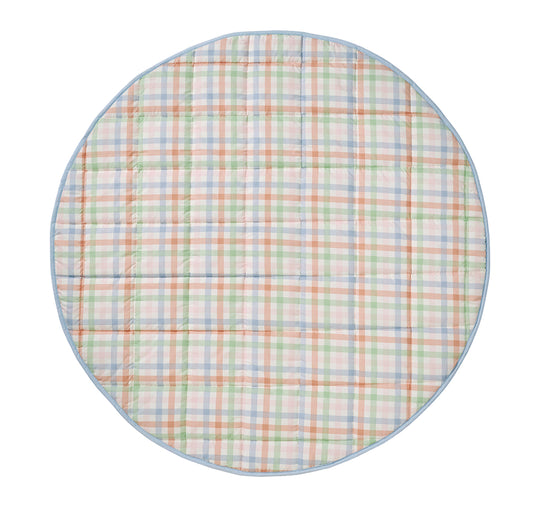 Playground 120cm Round Playmat Orange