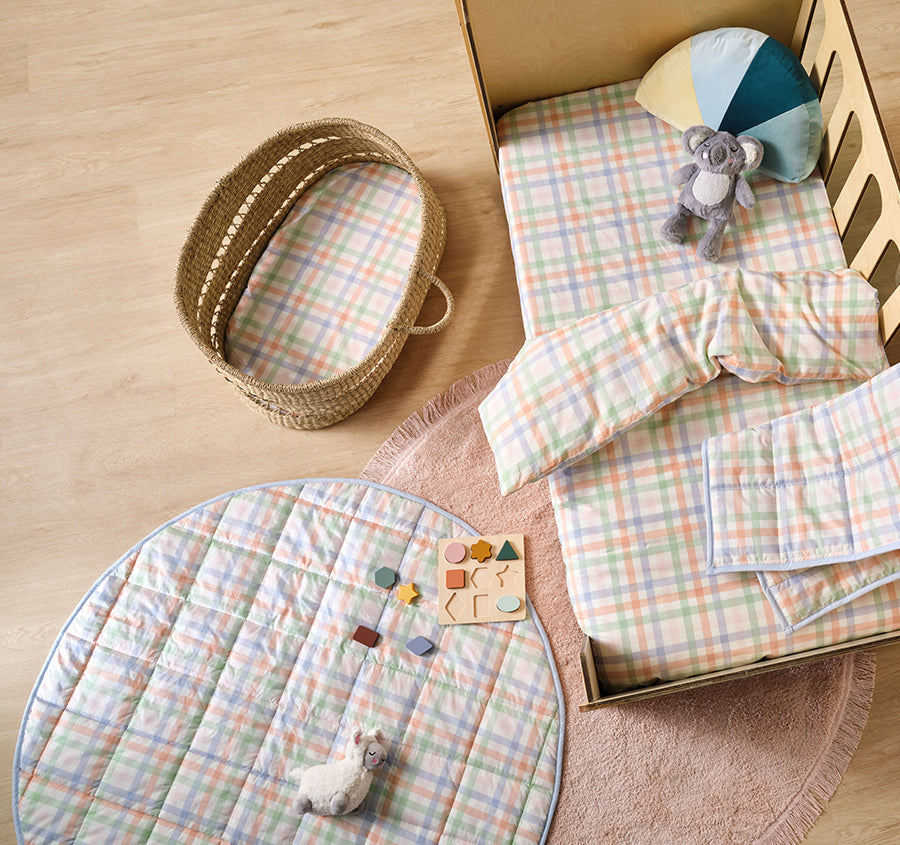 Playground Cot Coverlet Orange