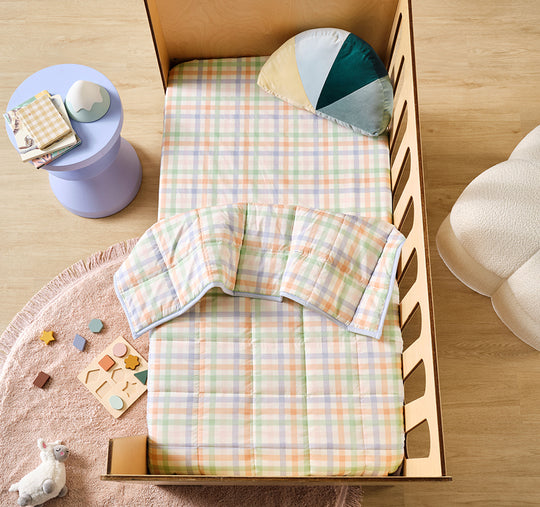 Playground Cot Coverlet Orange