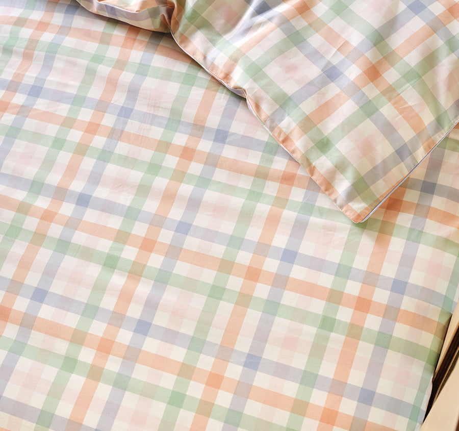 Playground Cot Quilt Cover Orange