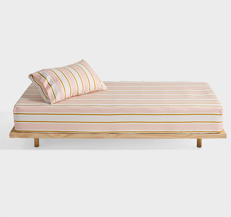 Sailor Stripe Fitted Combo Set Range Pink