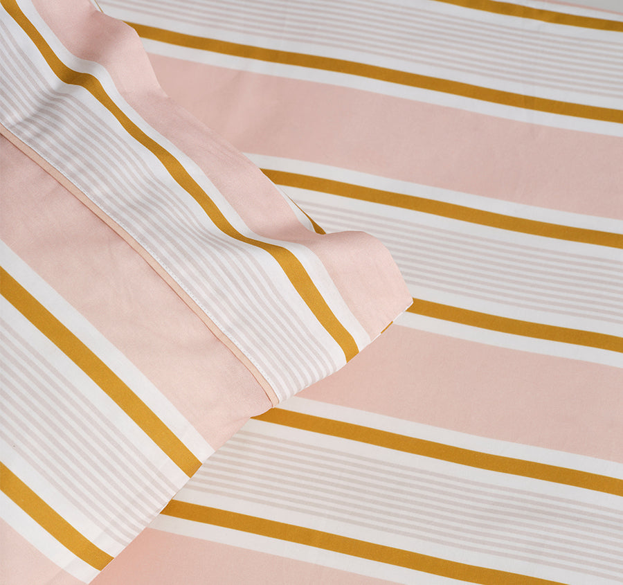 Sailor Stripe Fitted Combo Set Range Pink