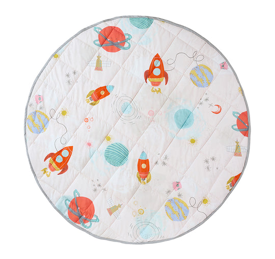 Space Discovery 120cm Round Playmat Multi