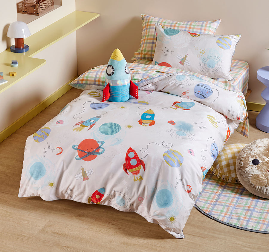 Space Discovery Quilt Cover Set Range Multi