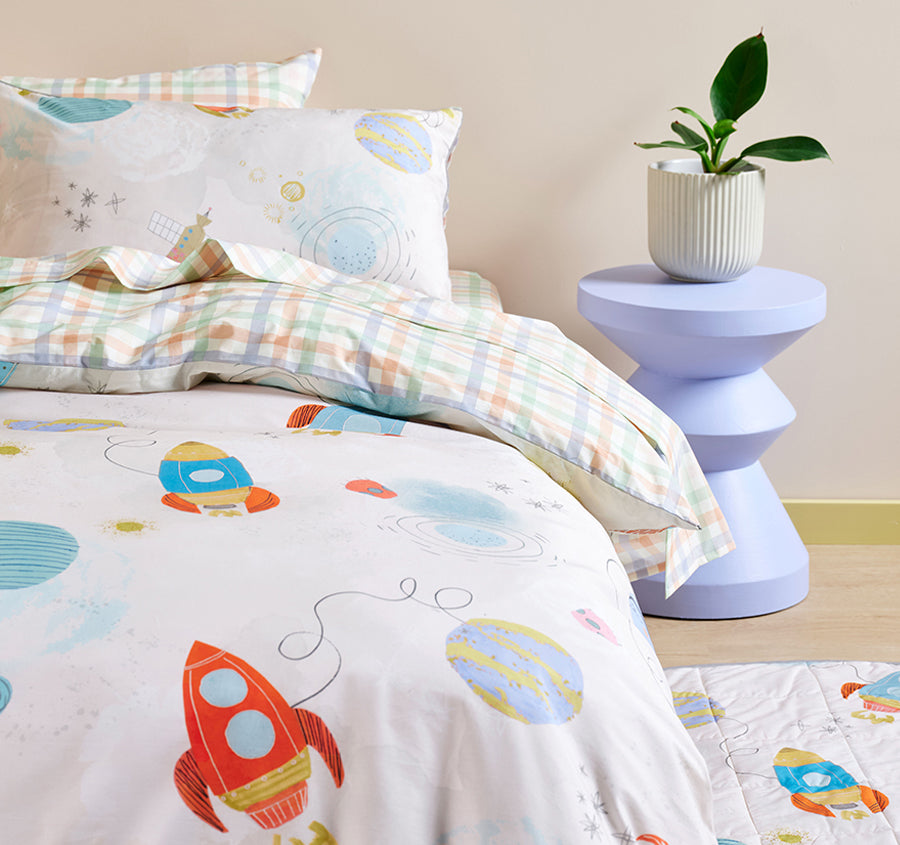 Space Discovery Quilt Cover Set Range Multi