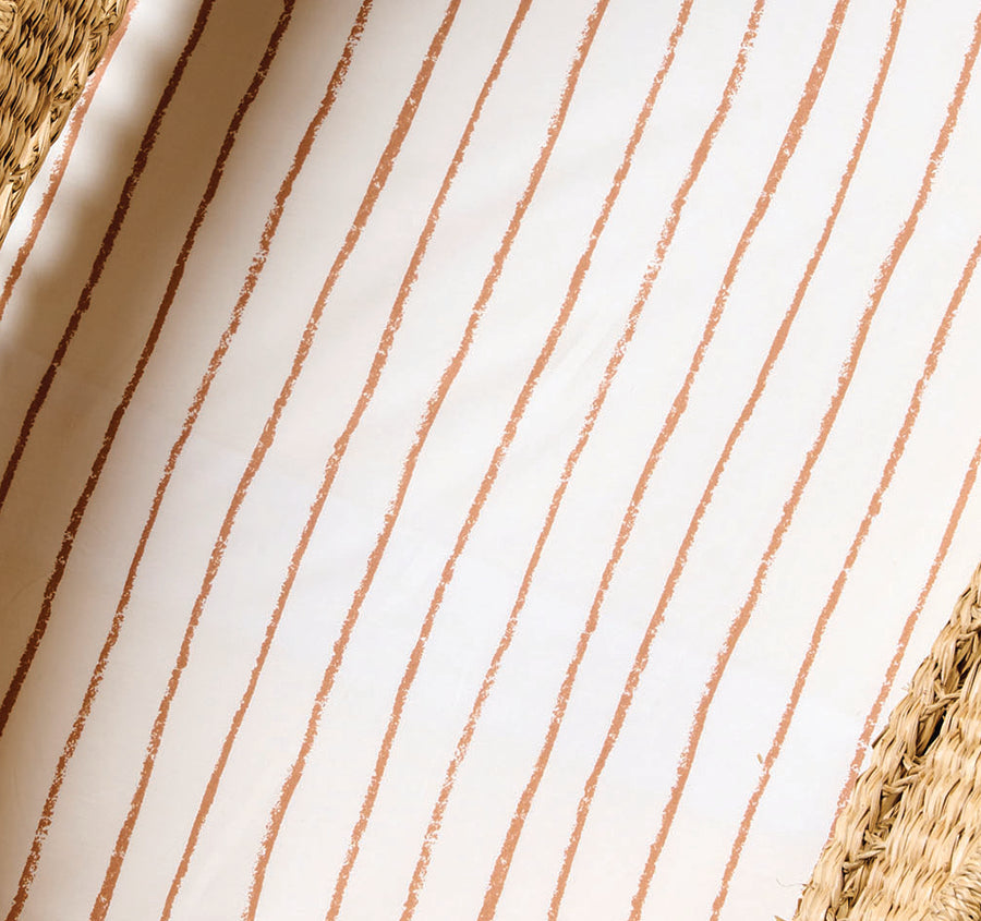 Sunset Harvest 2 Piece Bassinet Fitted Sheets Rust