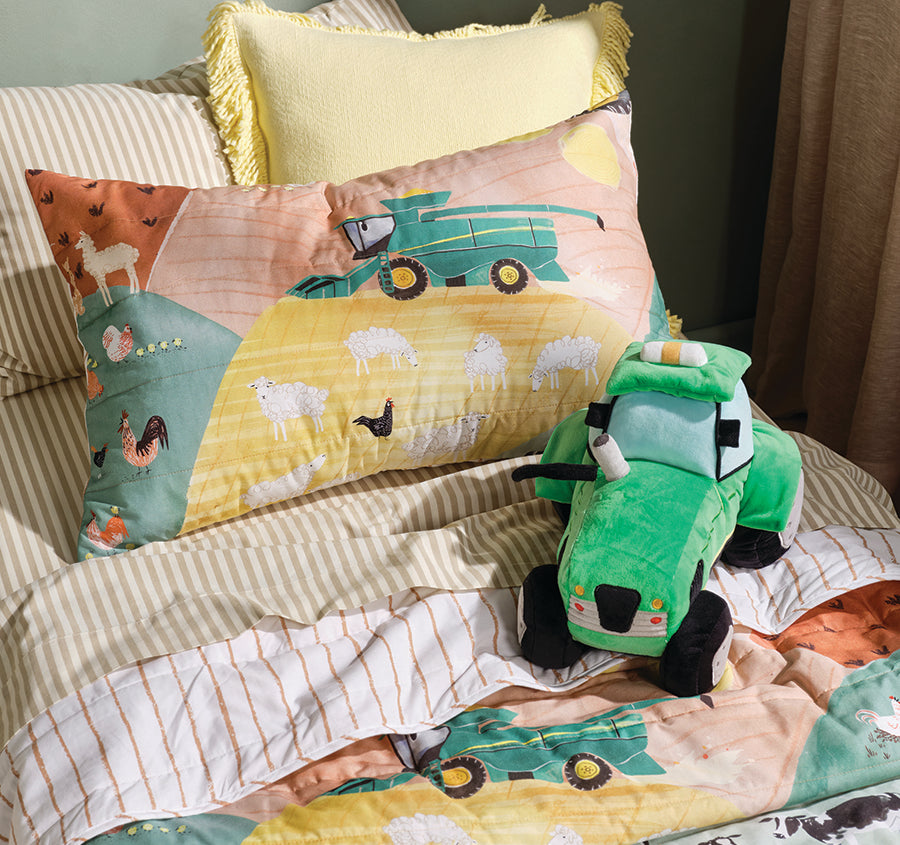 Sunset Harvest Coverlet Set Rust