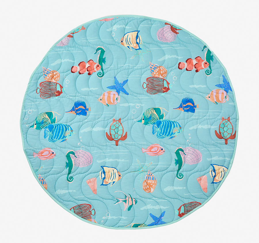 Under The Sea 120cm Round Play Mat