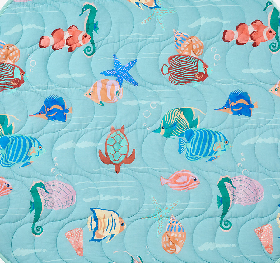 Under The Sea 120cm Round Play Mat