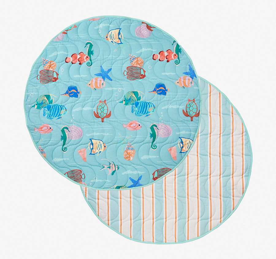 Under The Sea 120cm Round Play Mat