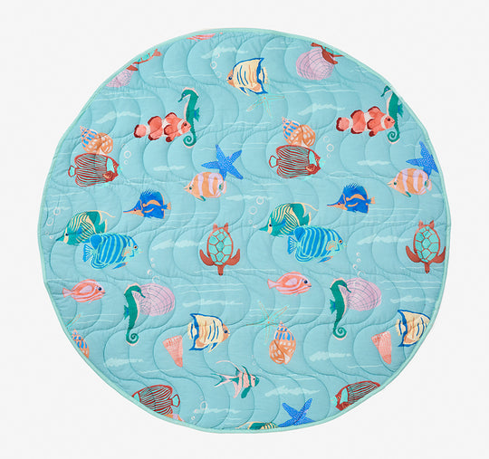 Under The Sea 120cm Round Play Mat