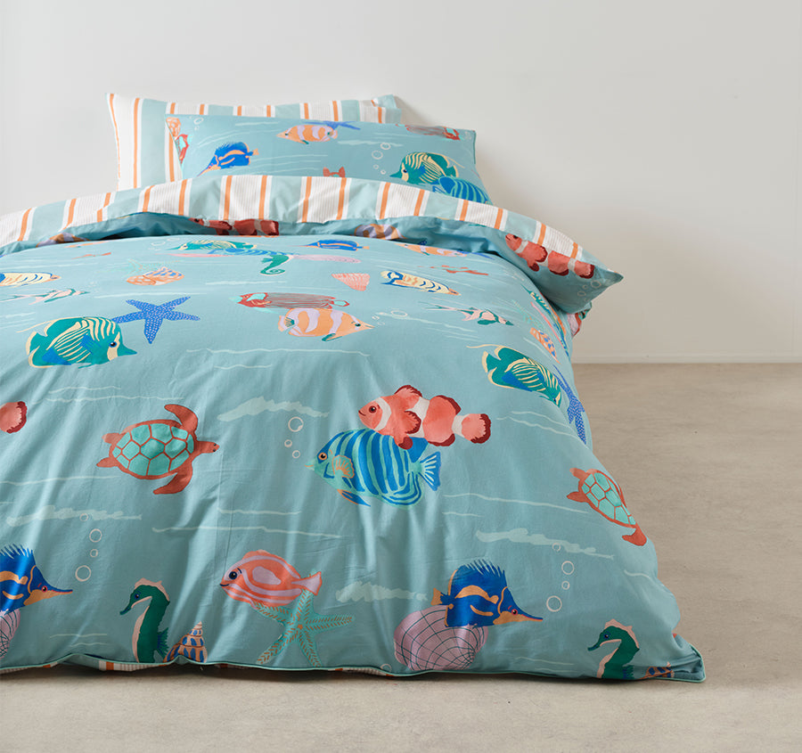 Under The Sea Quilt Cover Set Range