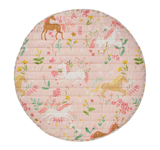 Unicorn Fields 120cm Round Playmat Multi