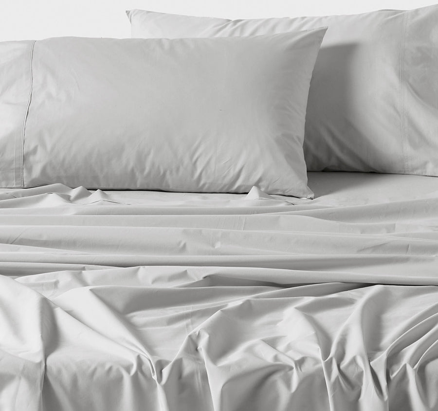 400THC Australian Cotton Sheet Set Range Silver