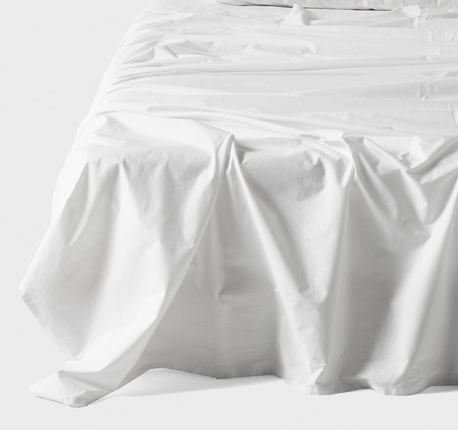 400THC Australian Cotton Sheet Set Range White