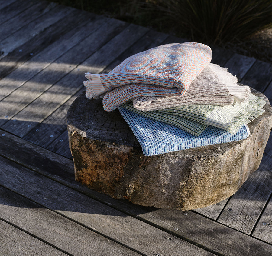 Alara 580GSM Cotton Bath Towel Range Pebble